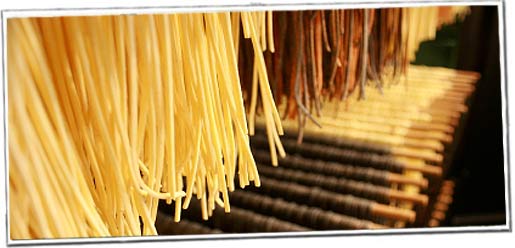 Martelli spagetti Spagettinin kurutulması