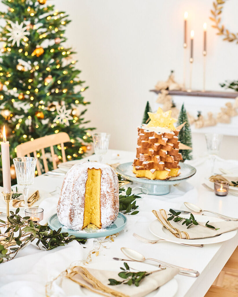 Noel masasını lezzetli bir Pandoro yıldızı ile hazırlayın