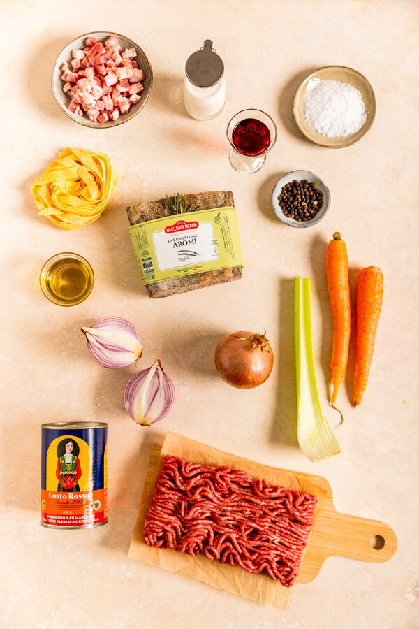 Bolonez için Malzemeler