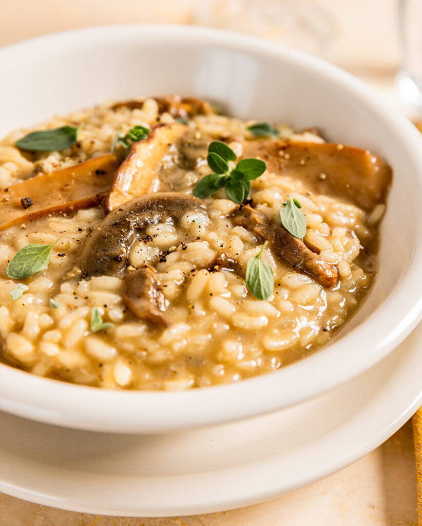 Porçini mantarlı risotto