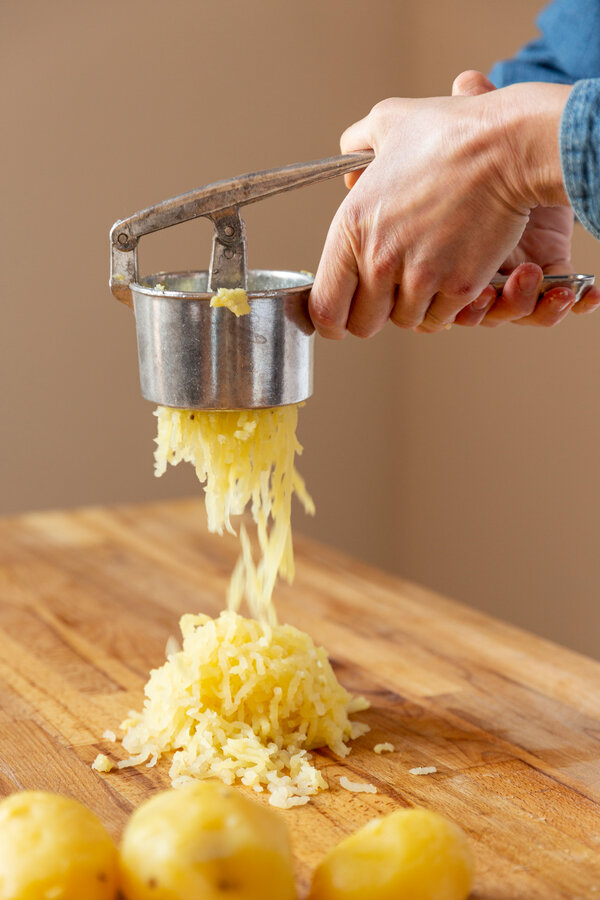 Gnocchi için patates ricer