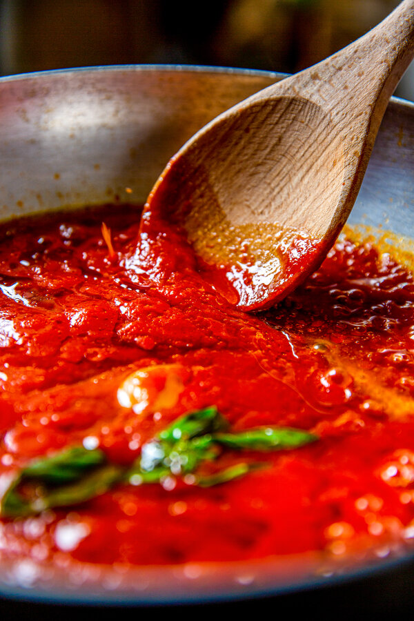 Cannelloni için domates sosu