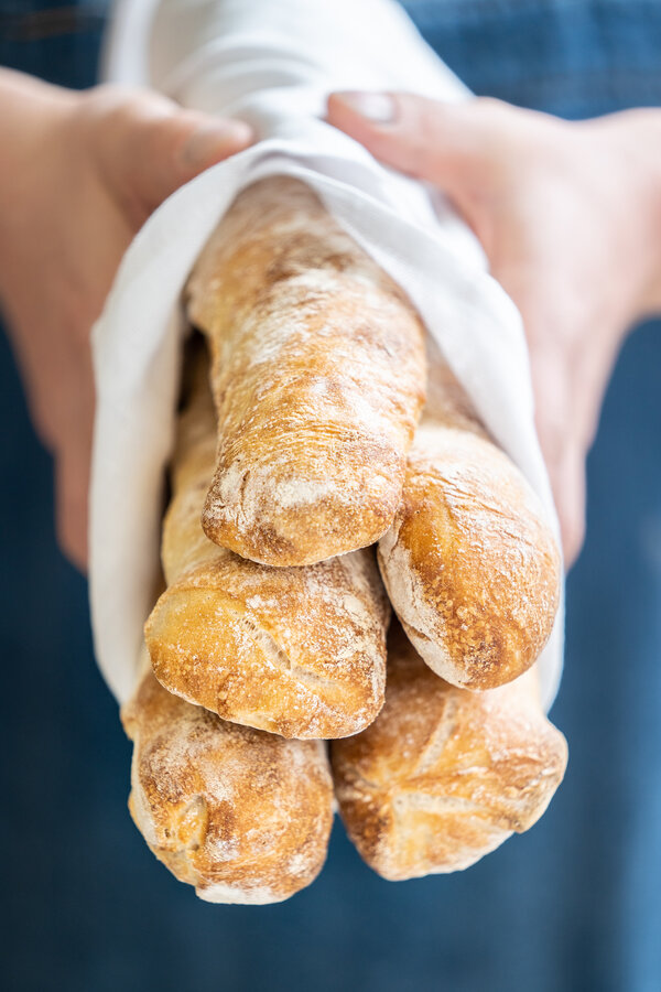 Taze pişmiş ciabatta
